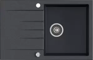 Кухонная мойка Kernau KGS V 45A 1B1D Black Metallic фото