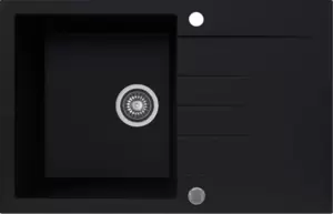 Кухонная мойка Kernau KGS V 45A 1B1D Deep Black фото