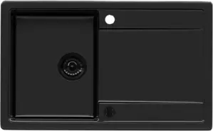 Кухонная мойка Kernau KGS Z 4575 1B1D Deep Black фото