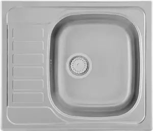 Кухонная мойка Kernau KSS G 455 1B1D Linen фото