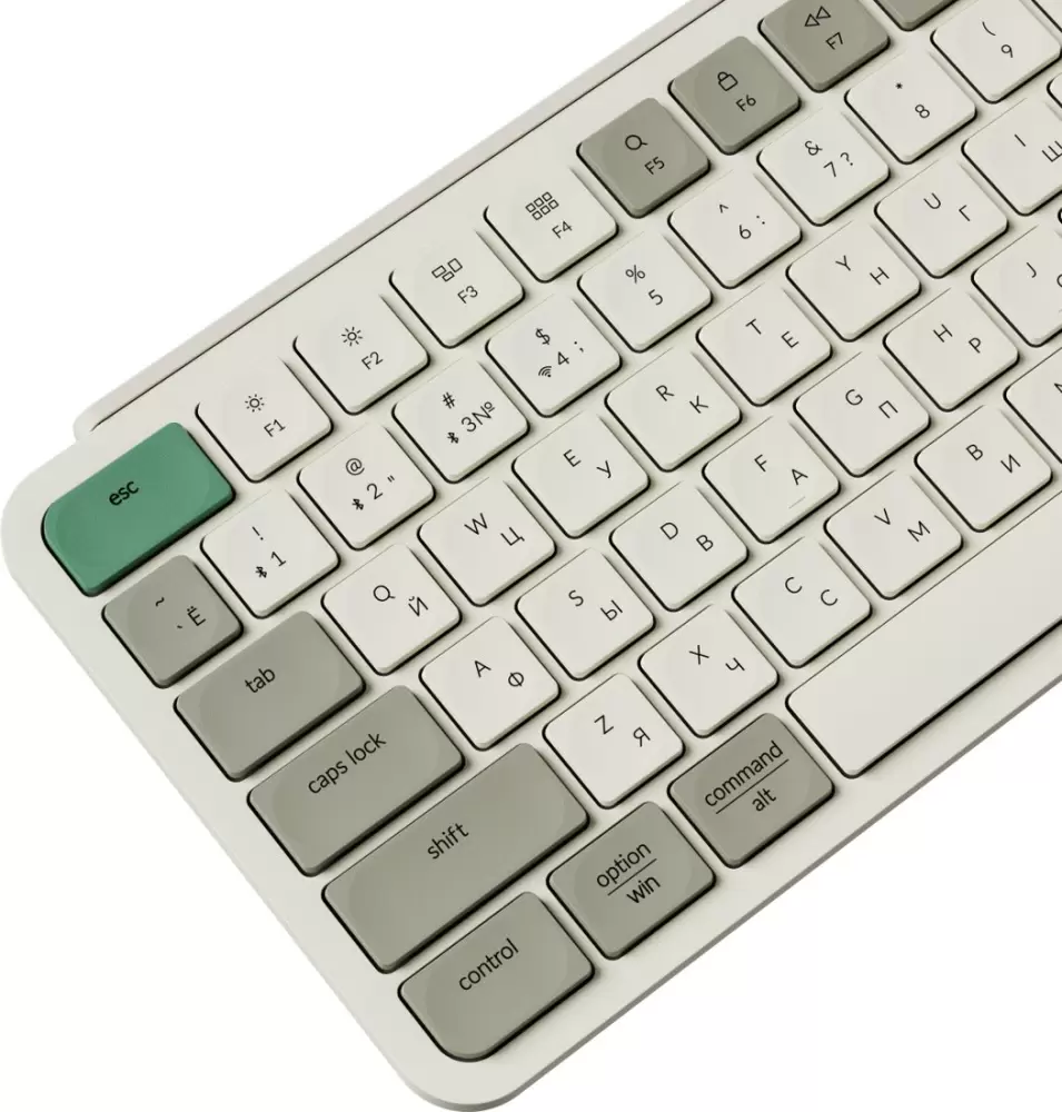 Клавиатура Keychron B1 Pro B1P-K12-RU (ретро зеленый, нет кириллицы) фото 4