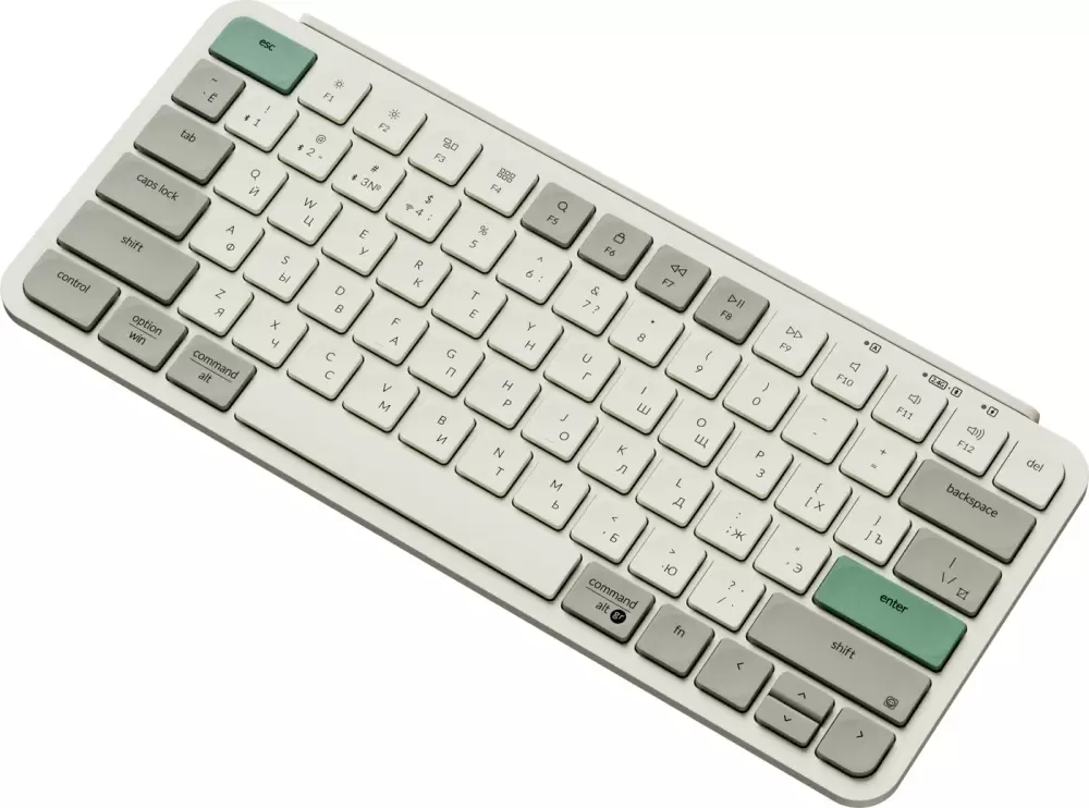Клавиатура Keychron B1 Pro B1P-K12-RU (ретро зеленый, нет кириллицы) фото 5