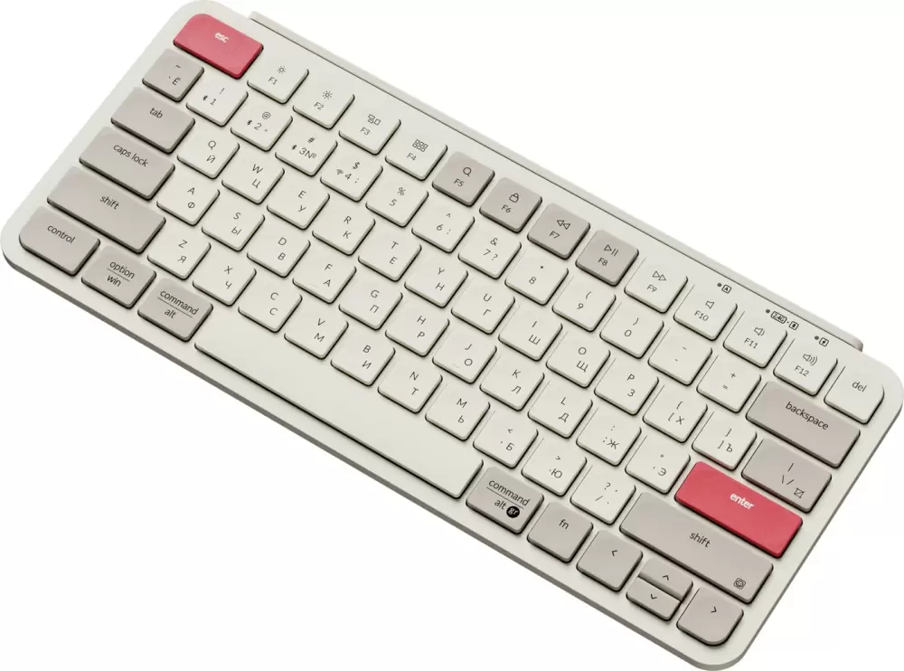 Клавиатура Keychron B1 Pro B1P-K13 (ретро красный, нет кириллицы) фото 5