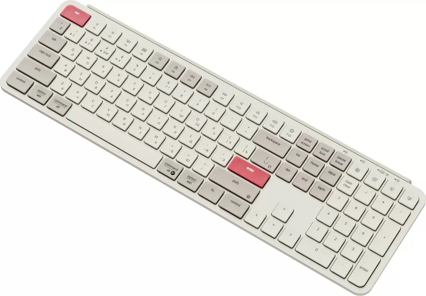 Клавиатура Keychron B6 Pro B6P-K13-RU (ретро красный) фото