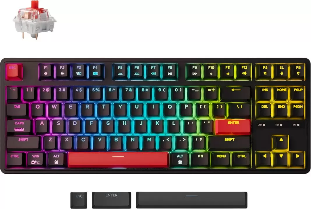Keychron C3 Pro RGB C3P-H1-RU (Gateron G Pro Red)