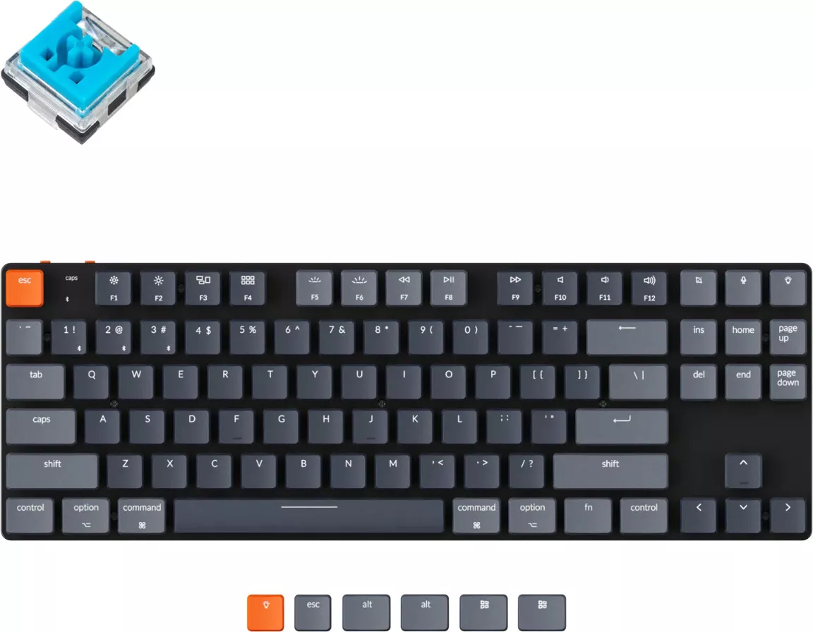 Keychron K1 SE RGB K1SE-E2-RU (Keychron Low Profile Optical Blue)