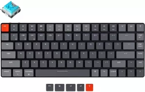 Клавиатура Keychron K3 V2 RGB K3-E2 (Keychron Low Profile Optical Blue, нет кириллицы) фото