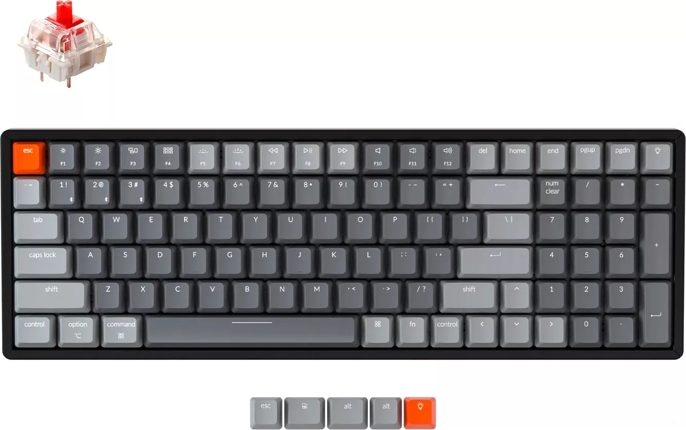 Keychron K4 V2 RGB K4-C1-RU (Gateron G Pro Red)