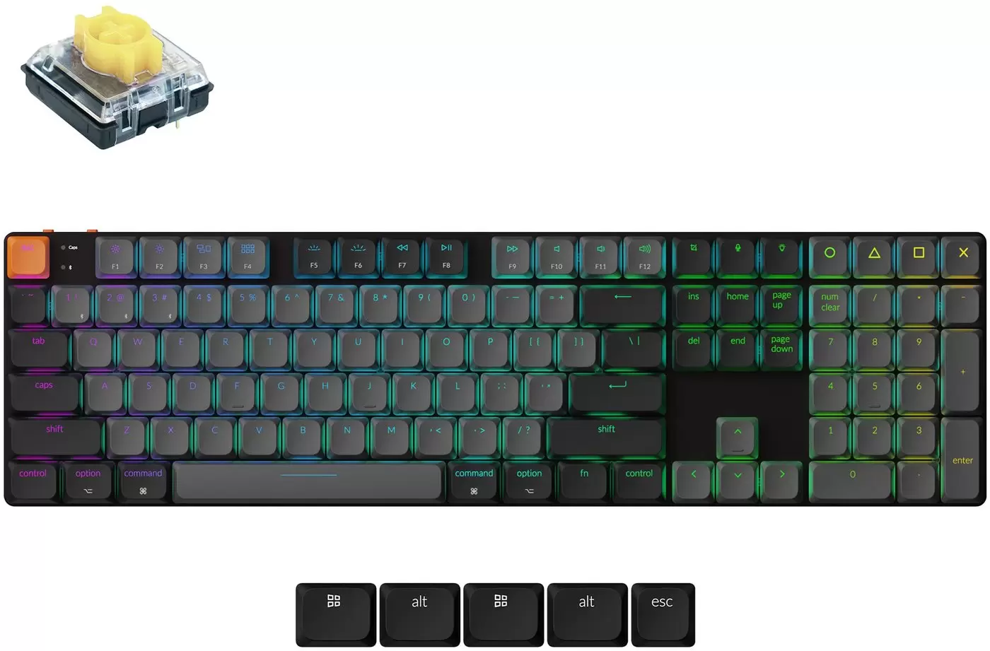 Keychron K5 V2 K5X-H4 (Gateron Low Profile Banana 2.0)