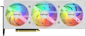 Видеокарта KFA2 GeForce RTX 5070 Ti ROCK(X) 3FAN RGB WHITE 57IZN6MDBVGK фото