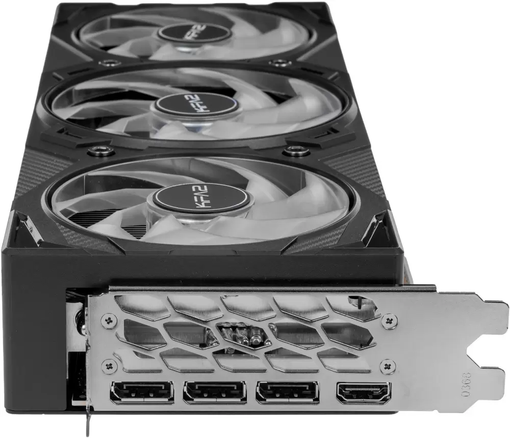 Видеокарта KFA2 GeForce RTX 5070Ti ROCK(X) 3FAN RGB BLACK 57IZN6MDBUEK фото