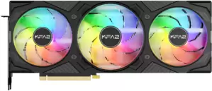 Видеокарта KFA2 GeForce RTX 5070Ti ROCK(X) 3FAN RGB BLACK 57IZN6MDBUEK фото