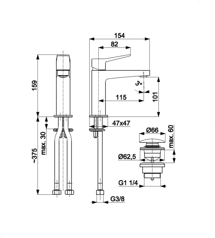 Смеситель KFA Malaga 452281500 фото