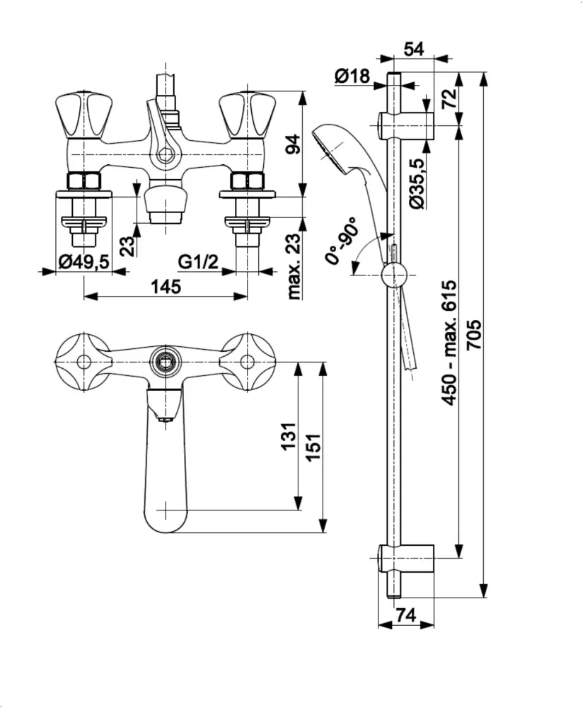Смеситель KFA Standard 30531200 фото