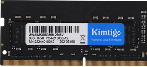 Оперативная память Kimtigo 4ГБ DDR4 SODIMM 2666 МГц KMKS4G8582666 фото