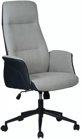 King Style SHL-21 Livro Fabric PU Black (светло-серый)