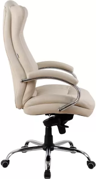 Офисное кресло King Style SHL-7-1 Hildi PU Chrome (кремовый) фото
