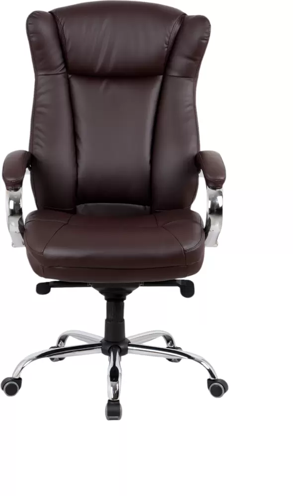 Офисное кресло King Style SHL-7-2 Hildi PU Chrome (темно-коричневый) фото