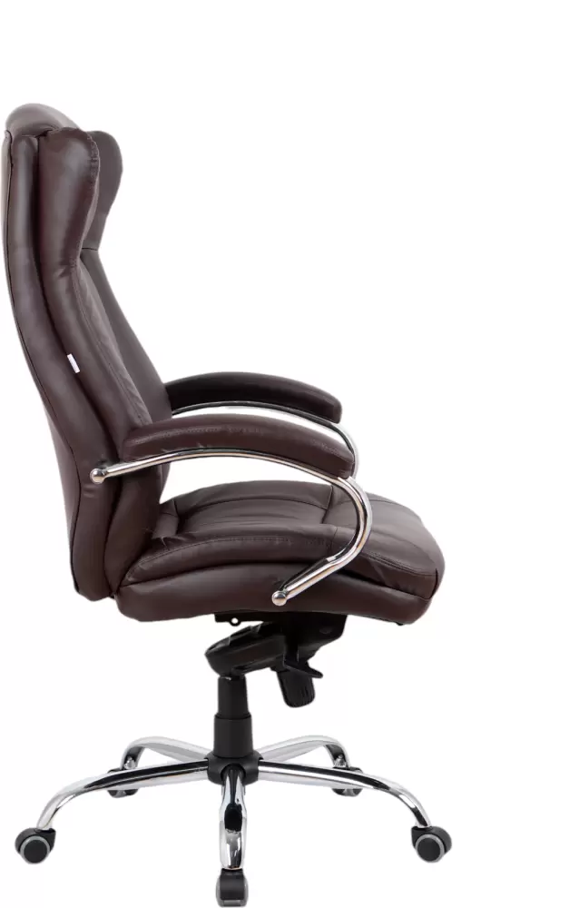 Офисное кресло King Style SHL-7-2 Hildi PU Chrome (темно-коричневый) фото