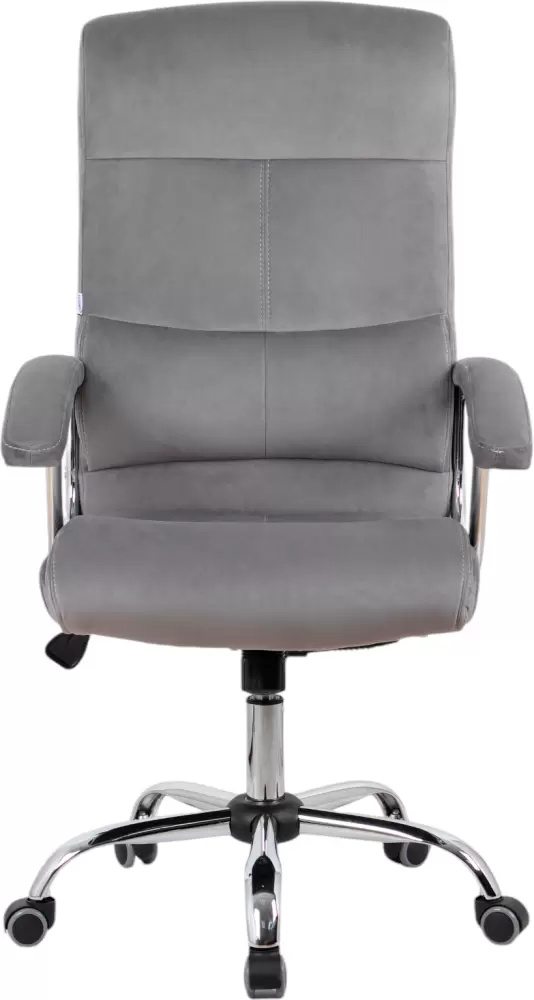 Офисное кресло King Style SHL-8 Sane Velvet Chrome (велюр, серый) фото