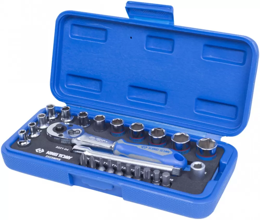 Набор головок King Tony 2525MRE (25 предметов) фото