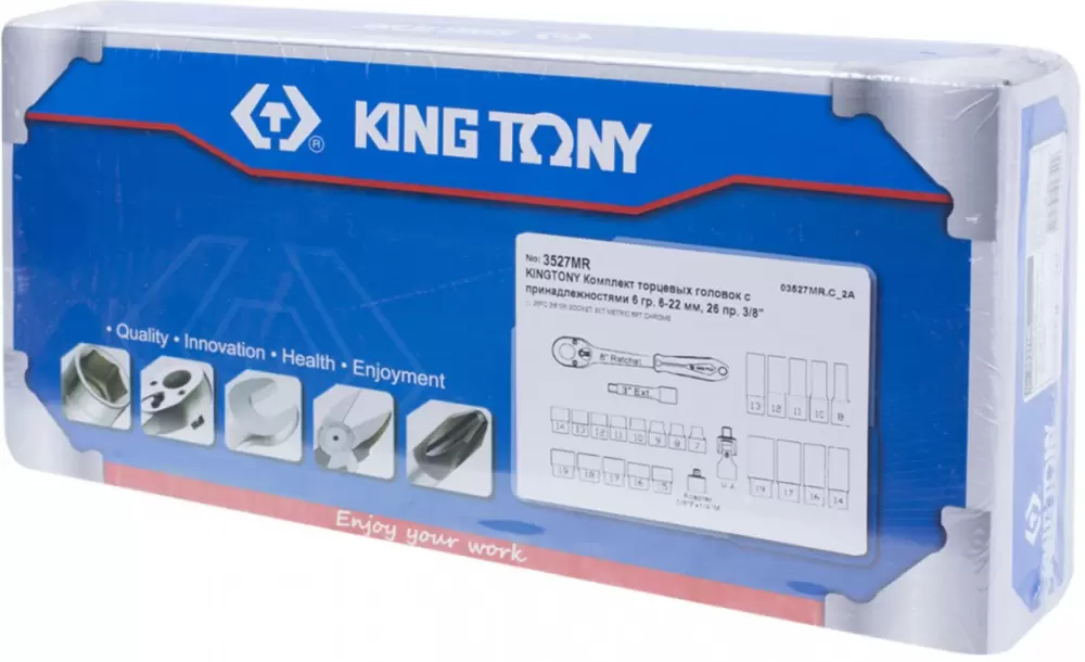 Набор головок King Tony 3527MR (26 предметов) фото