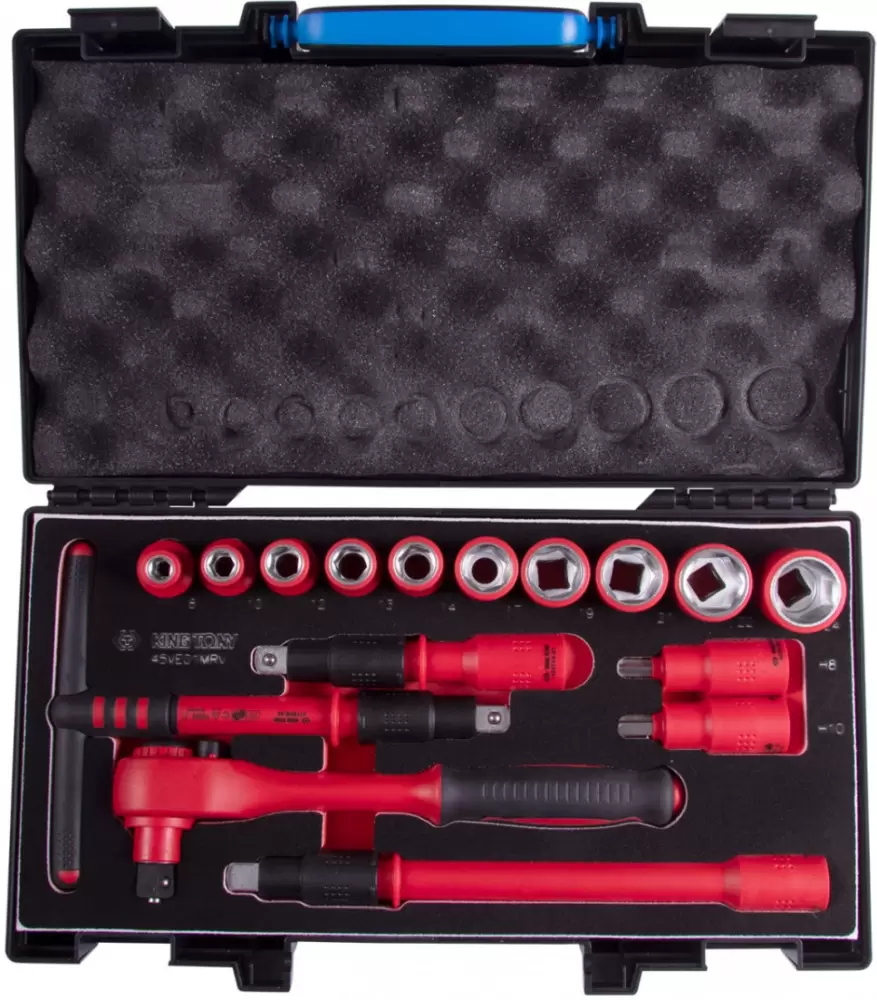 Набор головок King Tony 45VE01MRV (16 предметов) фото