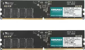 Оперативная память Kingmax 2x8ГБ DDR5 5200 МГц KM-LD5-5200-16GD фото