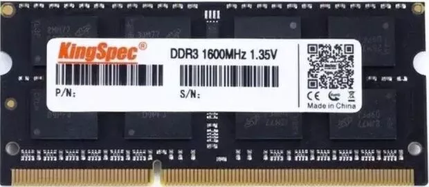 KingSpec 8ГБ DDR3 SODIMM 1600 МГц KS1600D3N13508G