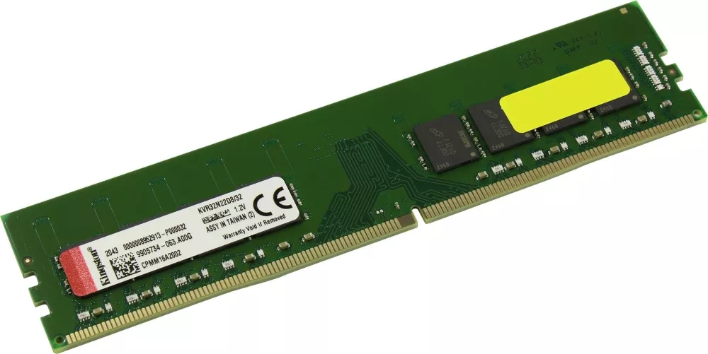 Модуль памяти Kingston ValueRAM 32GB DDR4 PC4-25600 KVR32N22D8/32 фото 3