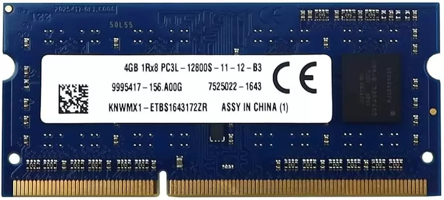 Kingston 4GB DDR3 SODIMM PC3-12800 KNWMX1-ETB