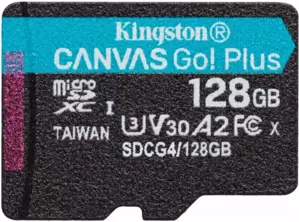 Карта памяти Kingston Canvas Go! microSDXC 128GB SDCG4/128GBSP фото