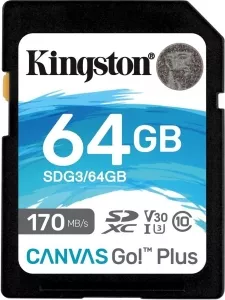 Карта памяти Kingston Canvas Go! Plus SDXC 64GB фото