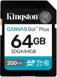 Карта памяти Kingston Canvas Go! Plus SDXC 64GB SDG4/64GB фото