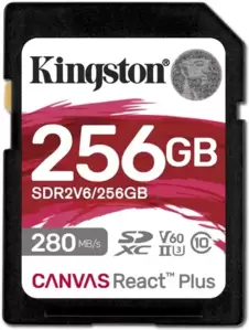 Карта памяти Kingston Canvas React Plus V60 SDXC 256GB фото