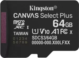 Карта памяти Kingston Canvas Select Plus microSDXC 64GB SDCS3/64GBSP фото