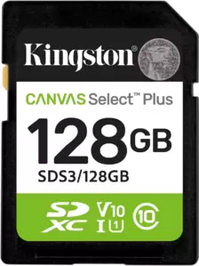 Карта памяти Kingston Canvas Select Plus SDXC 128GB SDS3/128GB фото