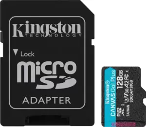Карта памяти Kingston Canvas Go! microSDXC 128GB SDCG4/128GB (с адаптером) фото