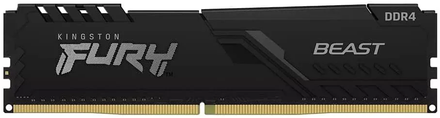 Модуль памяти Kingston FURY Beast 16GB DDR4 PC4-29800 KF437C19BB1/16 фото