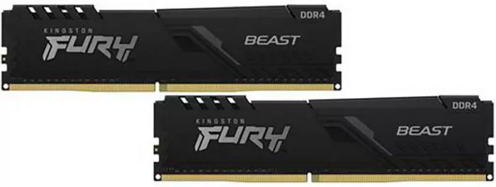 Оперативная память Kingston FURY Beast 2x8ГБ DDR4 3200 МГц KF432C16BBK2/16WP фото 2