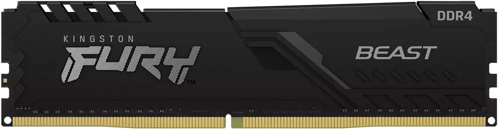 Оперативная память Kingston FURY Beast 4x16GB DDR4 PC4-25600 KF432C16BB1K4/64 фото 3