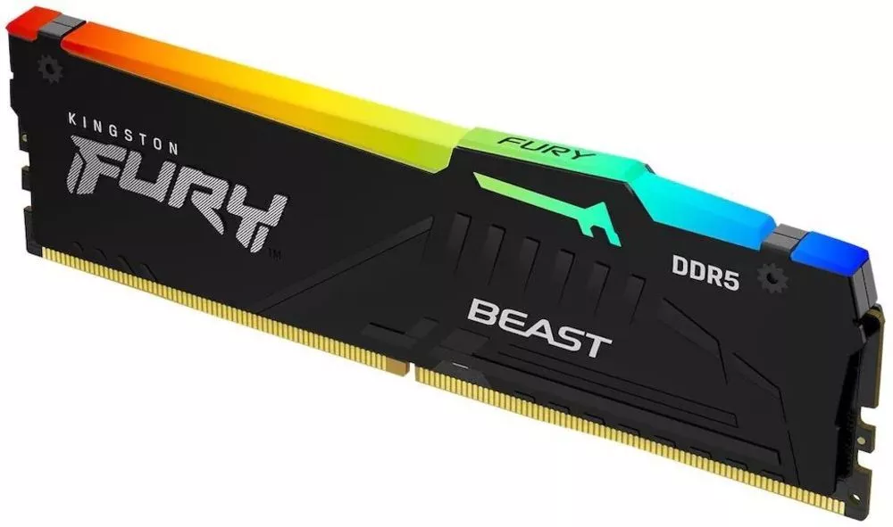 Оперативная память Kingston FURY Beast RGB 32ГБ DDR5 5600 МГц KF556C36BBE2A-32 фото