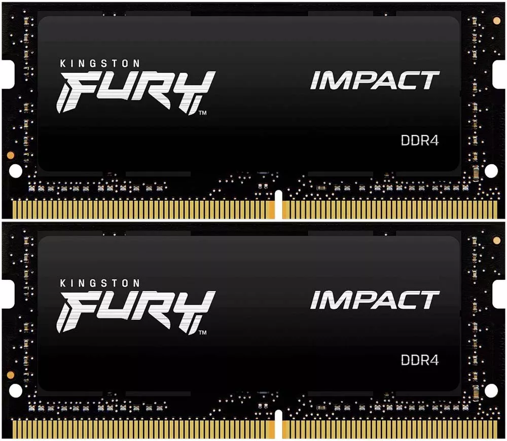 Оперативная память Kingston FURY Impact 2x16GB DDR4 SODIMM PC4-25600 KF432S20IB1K2/32 фото