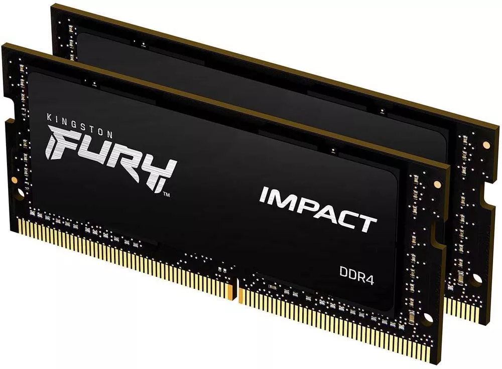 Оперативная память Kingston FURY Impact 2x32GB DDR4 SODIMM PC4-25600 KF432S20IBK2/64 фото 2