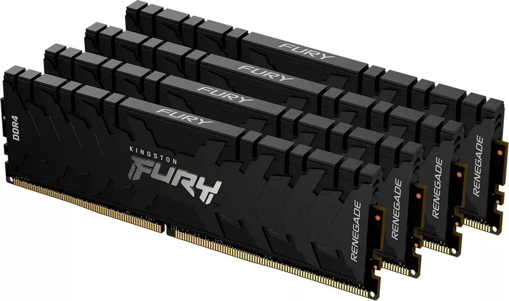 Оперативная память Kingston FURY Renegade 4x16GB DDR4 PC4-28800 KF436C16RB1K4/64 фото