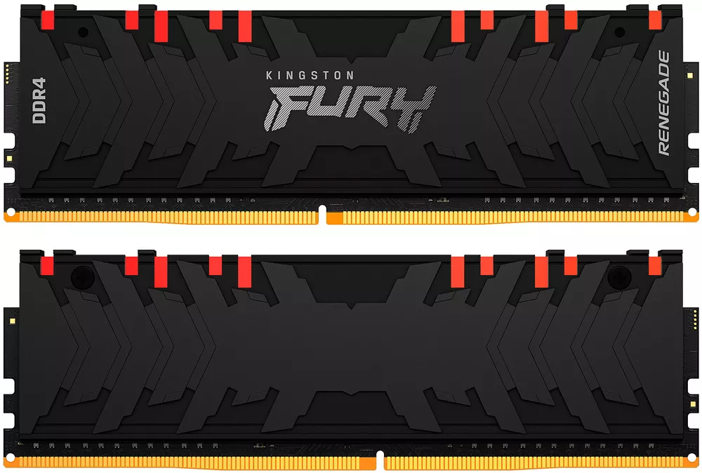 Оперативная память Kingston FURY Renegade RGB 2x16GB DDR4 PC4-25600 KF432C16RB1AK2/32 фото