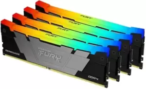 Оперативная память Kingston FURY Renegade RGB 4x16ГБ DDR4 3200 МГц KF432C16RB12AK4/64 фото