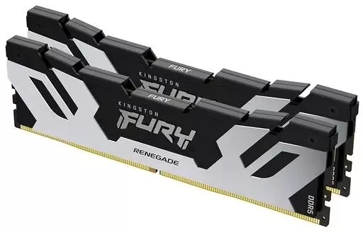 Оперативная память Kingston Fury Renegade Silver XMP DDR5 DIMM 6000MHz PC-48000 CL32 - 64Gb (2x32Gb) KF560C32RSK2-64 фото