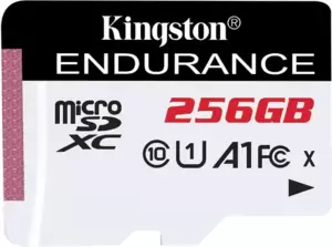 Карта памяти Kingston High-Endurance microSDXC 256Gb (SDCE/256GB)