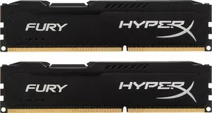 Комплект памяти HyperX Fury Black HX313C9FBK2/16 DDR3 PC-10600 2x8Gb фото